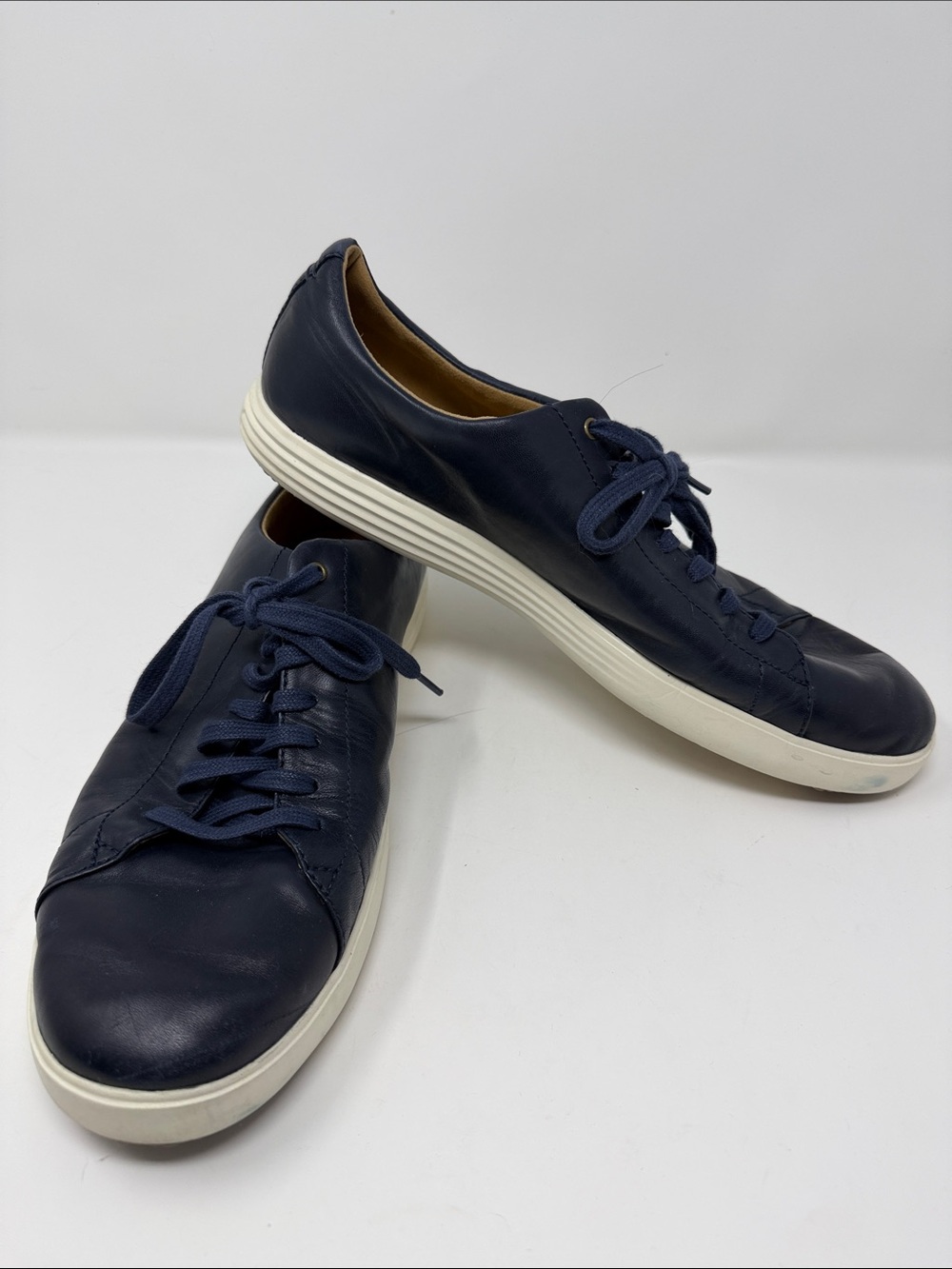 Cole Haan Navy Leather Grand Crosscourt II